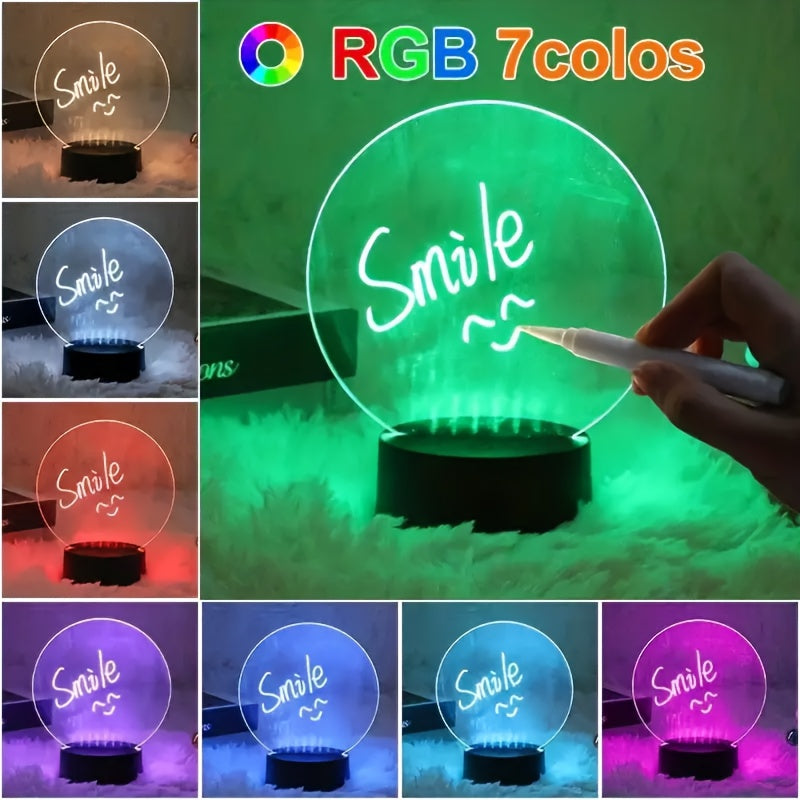 💡LED lamp with writing panel💡