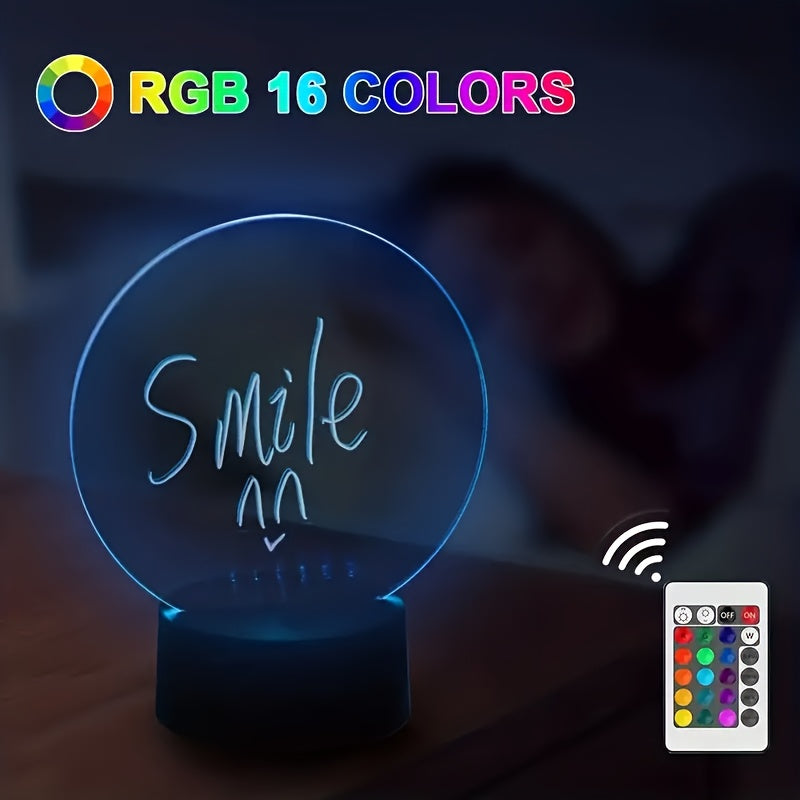 💡LED lamp with writing panel💡